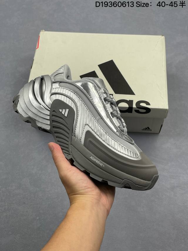 阿迪达斯Adidas Wonder Runner Turbo 阿迪达斯 厚底运动训练跑步鞋设计充满未来机械感 低帮造型非常百搭 无论是运动裤还是休闲牛仔裤都能轻