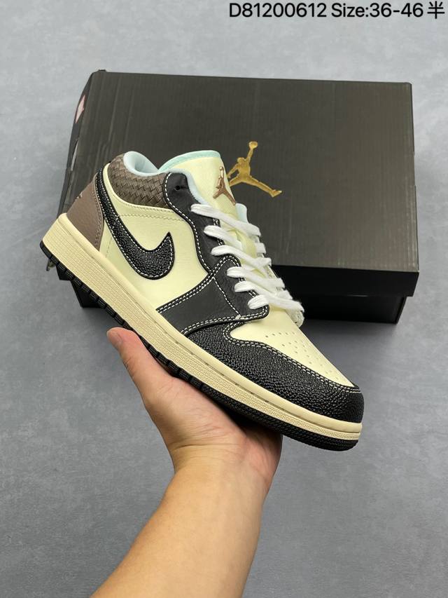 Nike Air Jordan 1 Low Aj1乔1低帮休闲板鞋 同步官方配色 官方货号：Hq3437-101 Size：36 36.5 37.5 38 38