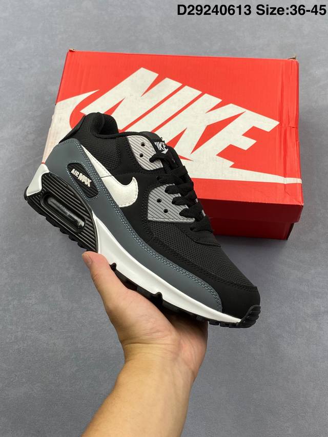 Nike Air Max 90 初代复古气垫百搭休闲运动慢跑鞋复古小气垫史上第一双可视气垫跑鞋 凭借着 Air Max 气垫带来的舒适脚感和鞋面面料上的不断精进
