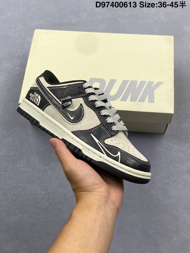 Nike Sb Dunk Low X The North Face 北面联名-白黑 纯原大厂出品 极力推荐 原装头层材料 独家版型蒸餾加工帶來的是更好的视觉和脚