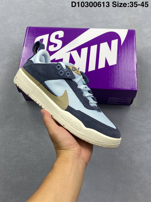 公司级Nike Sb Day One 绒面革 网布皮革绒面 简约舒适革防滑减震耐磨透气 低帮 休闲鞋 货号：Fn4 -402 尺码：35-45 编码：D1030