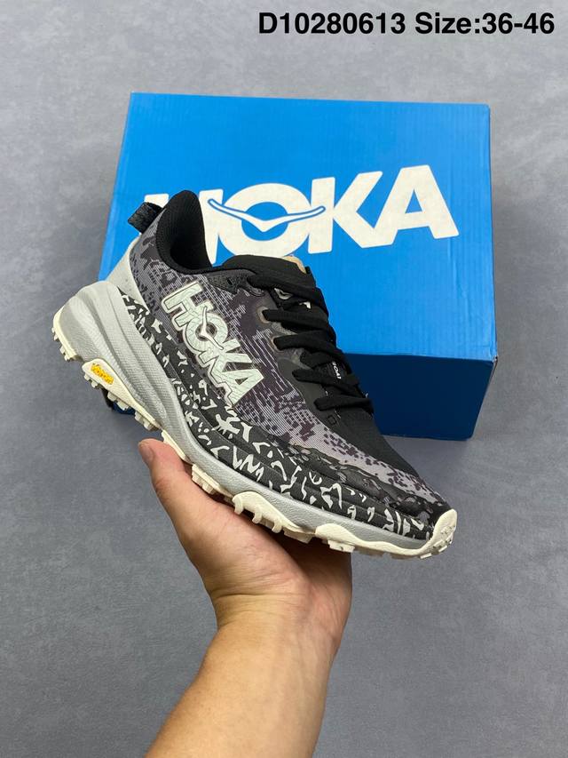 公司级Hoka One One M Speedgoat 6 低帮专业越野跑步鞋 实拍首发 相较于前几代Mafate包裹感更好 跟Speedgoat 快速羚羊 系
