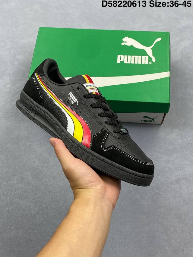 Puma 彪马 官方正品Indoor Og男女同款复刻经典低帮休闲轻便板鞋 彪马 Puma Indoor Starry Denim 提供了丰富的配色和材质选择,