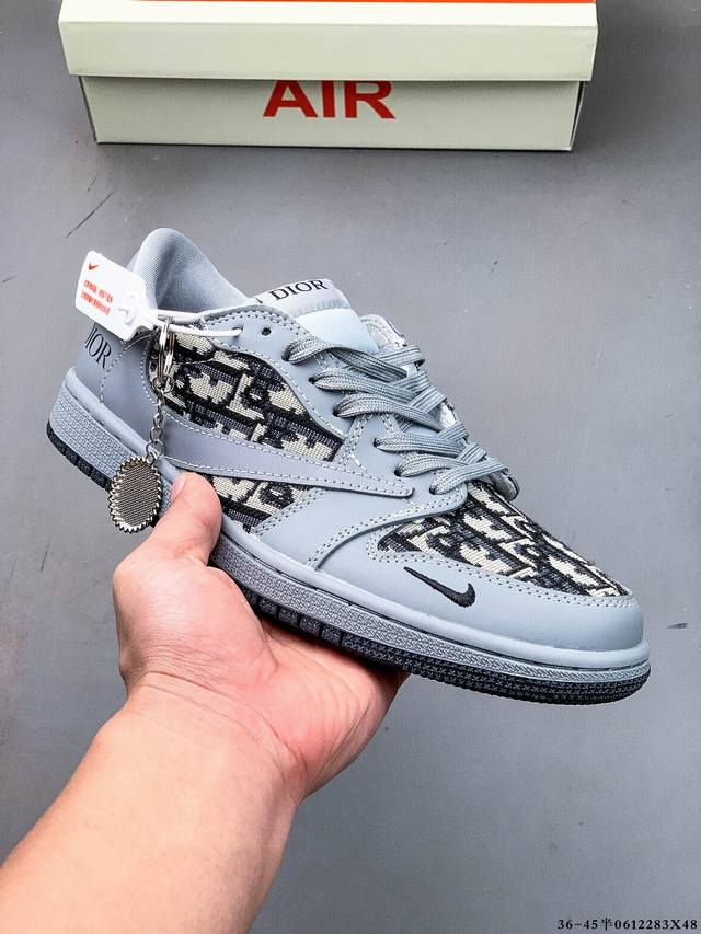公司级头层！耐克Nike Air Jordan 1 Low Aj1乔1 低帮潮流缓运动休闲板鞋。Aj1 低帮拼接 完美版型真头层牛皮# 内置缓震气垫 原鞋开模