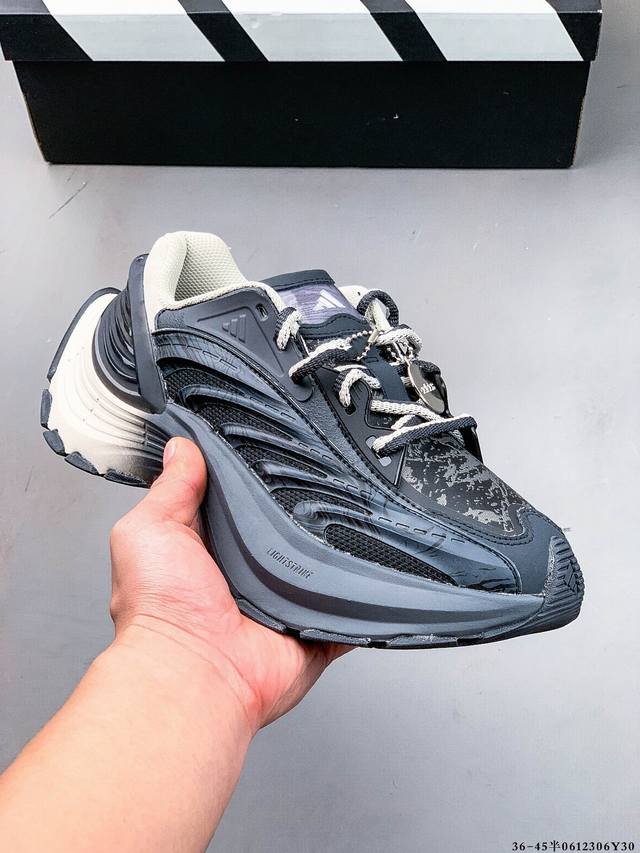 公司级！Adidas Vento Xlg Mtw 复古休闲老爹鞋 官方同步上架 鞋面是透气网面和皮革拼接 脚感轻盈 不闷汗 每次穿着跑步都感觉脚底在自由呼吸 鞋