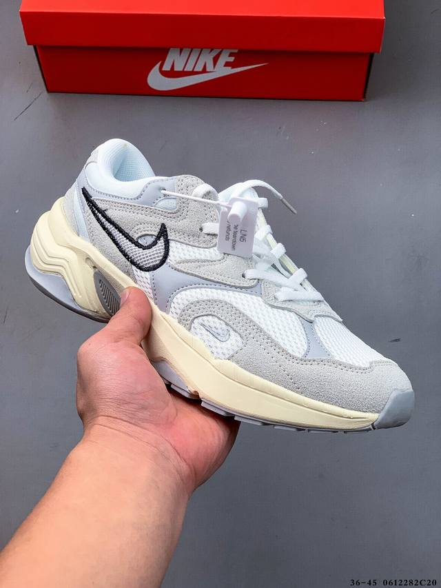 集图 耐克 Nike Al8 夏季新款复古跑鞋老爹鞋 糅合刺绣耐克勾等复古元素，兼具时尚感与复古格调，舒适非凡。柔软鞋面结合透气网眼布与厚实版型，打造百搭运动风