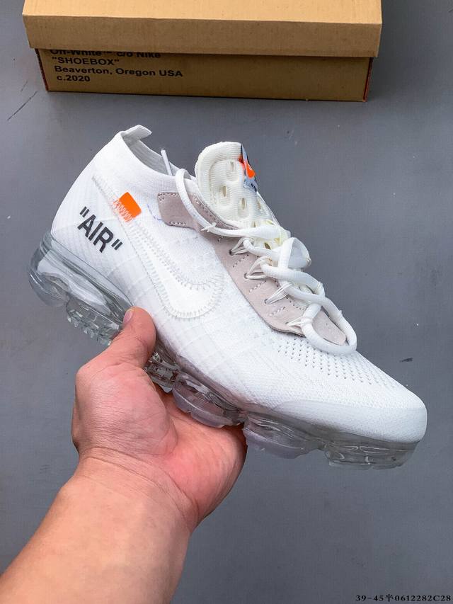 公司级！高俊熙 周雨彤众明星同款，Virgil Abloh主理设计师品牌Off-White X Nike Air Vapormax Flyknit ”Black