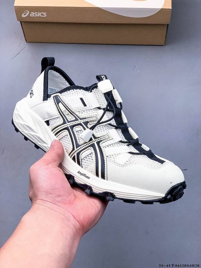 Asics亚瑟士 Gel-Sonoma Tr夏季新款户外运动休闲溯溪鞋 但作为一对溯溪鞋常有的镂空设计、快速系带，该有的 Ta 也有，甚至还有在 Asics 跑