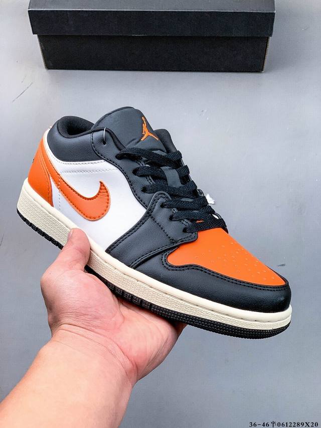 二层真标！耐克Nike Air Jordan Low 1 乔1低帮经典休闲鞋 0612289X20