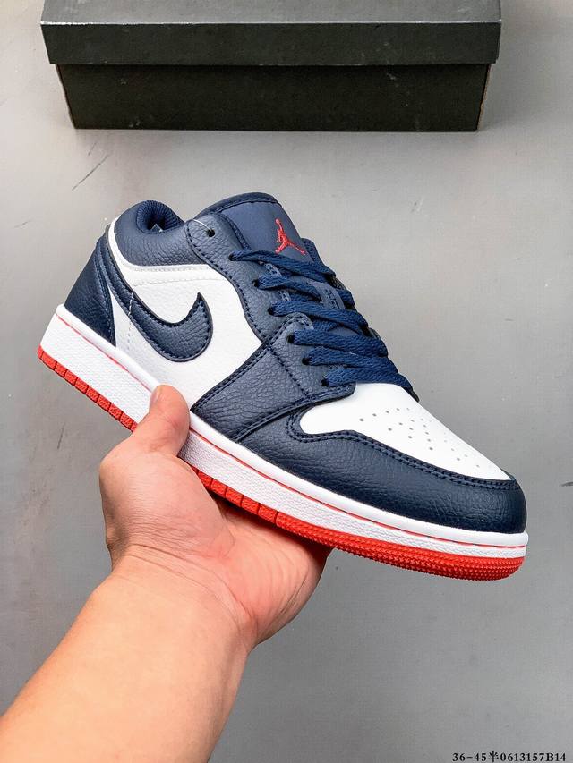 耐克Nike Air Jordan Low 1 乔1低帮经典休闲板鞋 0613157B14