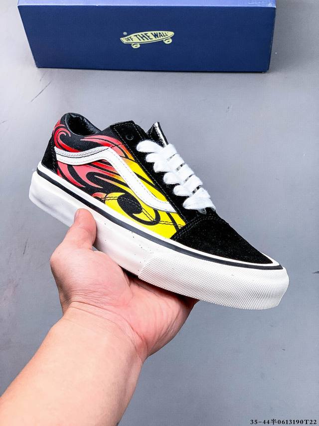 硫化真标！万斯Vans Old Skool 经典低帮休闲百搭滑板鞋 0613 T22