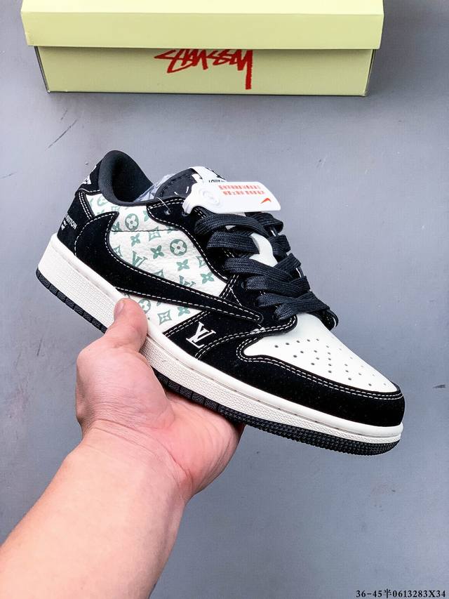 公司级头层！耐克Nike Air Jordan 1 Low Aj1乔1 低帮潮流缓运动休闲板鞋。Aj1 低帮拼接 完美版型真头层牛皮# 内置缓震气垫 原鞋开模