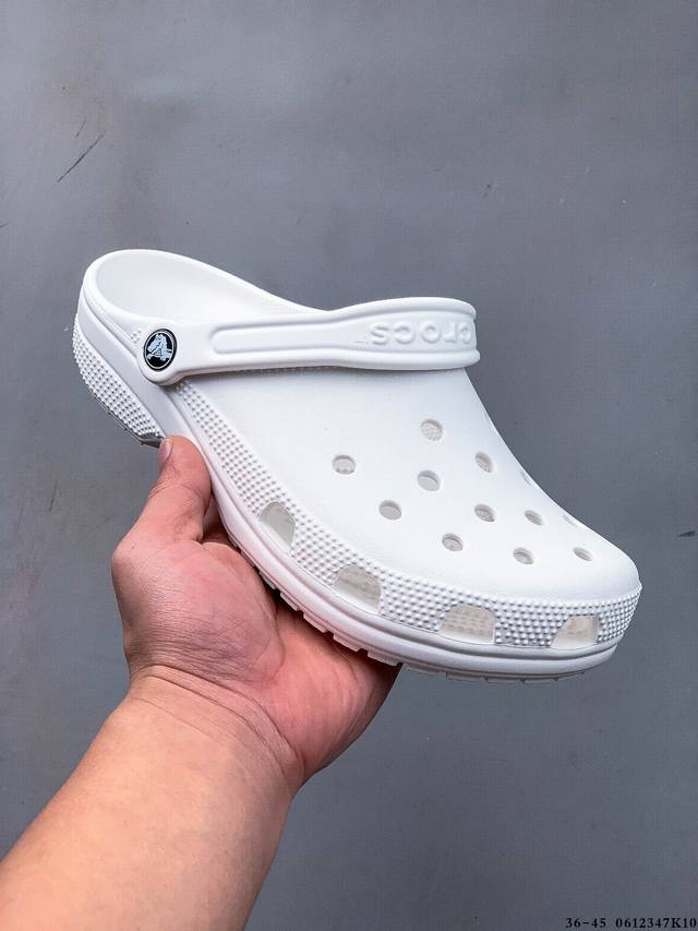 Crocs卡骆驰贝雅卡骆班洞洞鞋男鞋女鞋轻便透气凉鞋运动鞋沙滩鞋 0612347K10