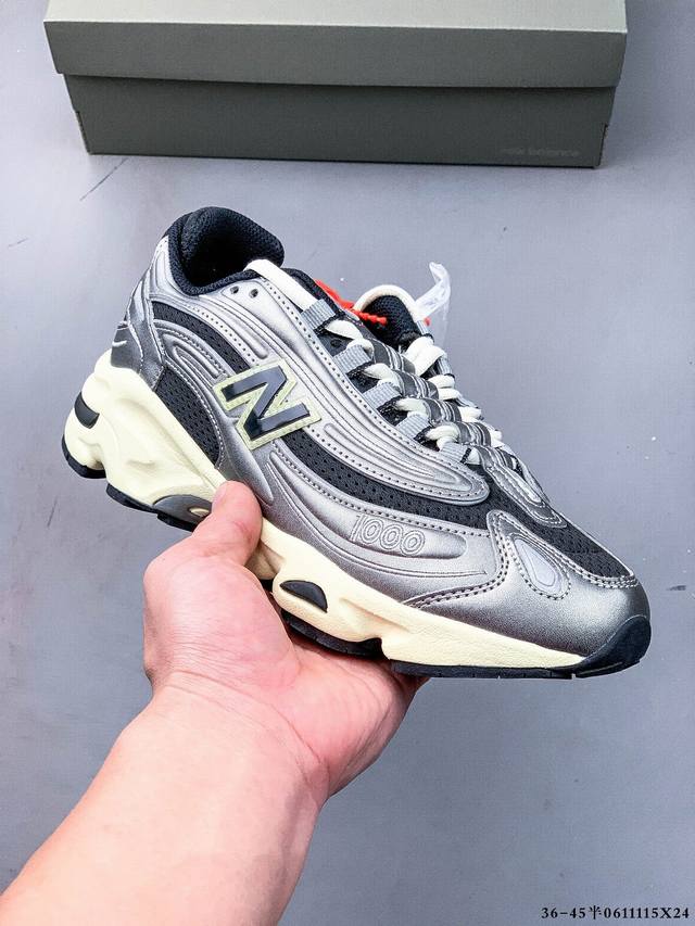原楦原纸版开发版型#小红书穿搭款式，Nb新百伦New Balance 0 系列低帮复古老爹风休闲运动跑步鞋 0611115X24