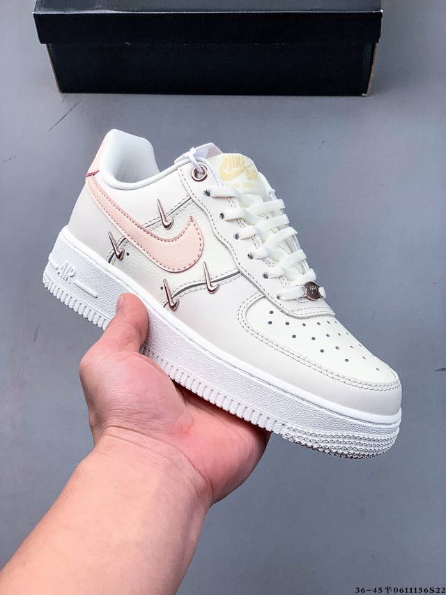 二层真标！耐克Nike Air Force 1 Low 空军一号低帮经典百搭休闲板鞋 0611156S22