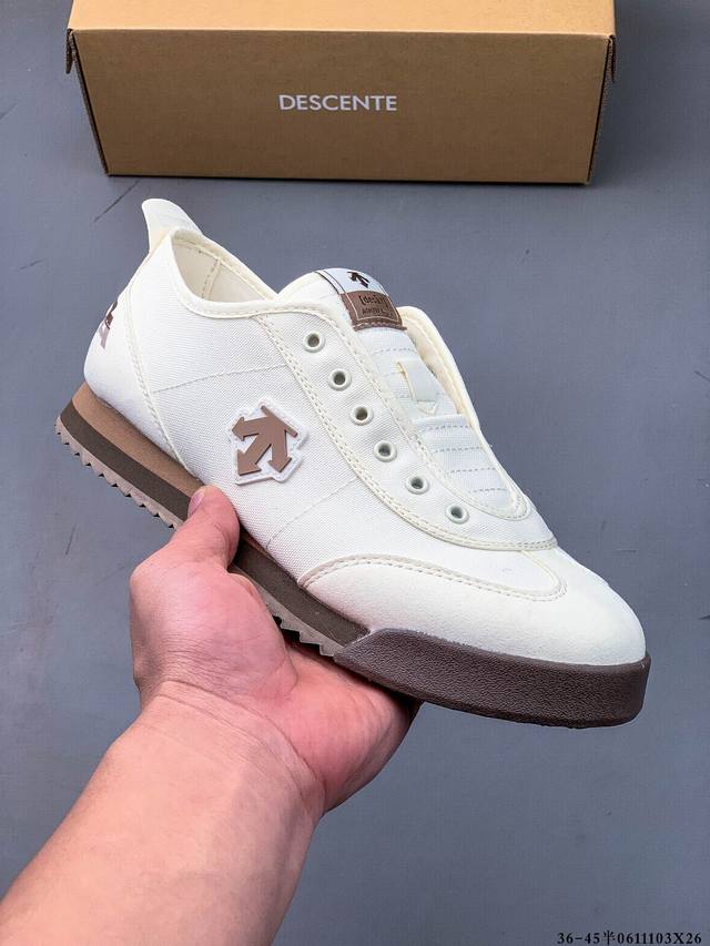 Descente迪桑特Chron Tempo复古运动休闲鞋帆布鞋 061 3X26