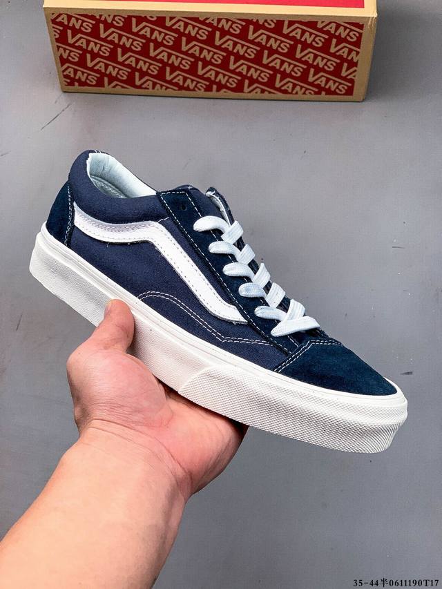 硫化真标！Vans 万斯 Style 36 经典低帮休闲帆布板鞋 0611 T17