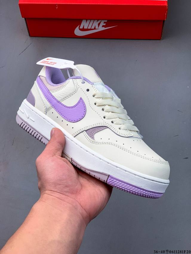 真标半码！耐克Nike Gamma Force新款百搭休闲板鞋！兼顾舒适脚感和出众风范，演绎匠心之作。结构性的支撑贴合感结合复古篮球设计，塑就场外全明星风范。