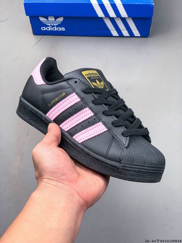头层真标！阿迪达斯Adidas Superstar 贝壳头经典百搭休闲板鞋 0611 H18