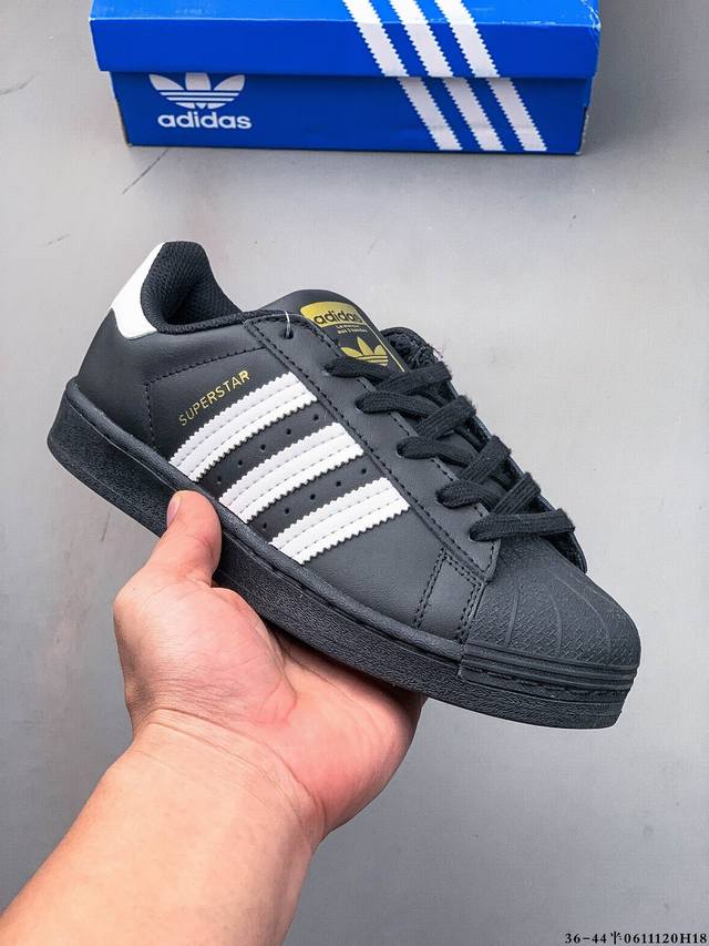 头层真标！阿迪达斯Adidas Superstar 贝壳头经典百搭休闲板鞋 0611 H18