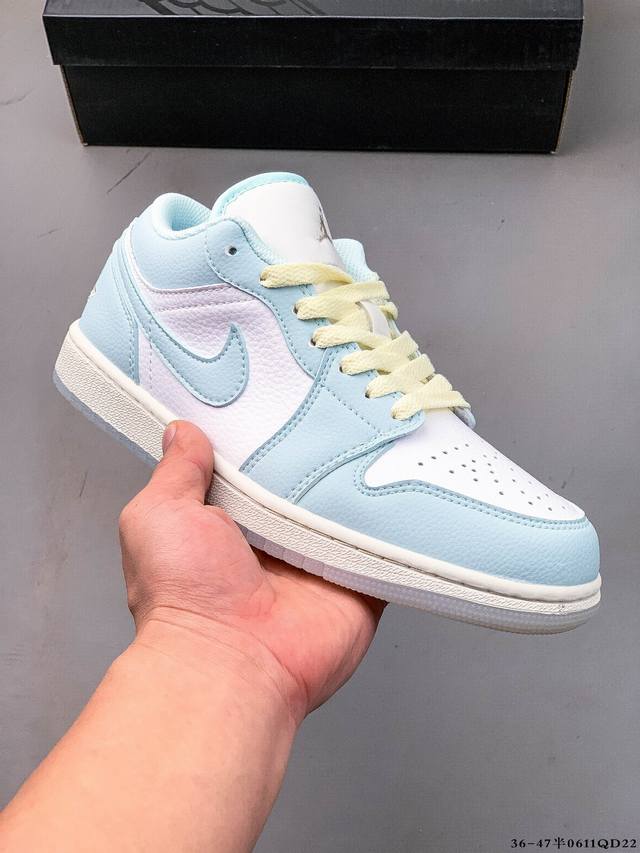 二层真标！耐克Nike Air Jordan Low 1 乔1低帮经典休闲鞋 0611Qd22