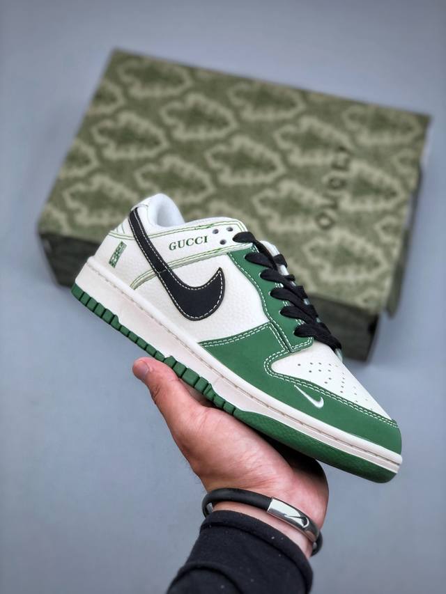 Nike Sb Dunk Low Gucci联名纯原大厂出品 极力推荐 原装头层材料 独家版型蒸餾加工帶來的是更好的视觉和脚感体验大厂纯原品质出货 清洁度 电绣