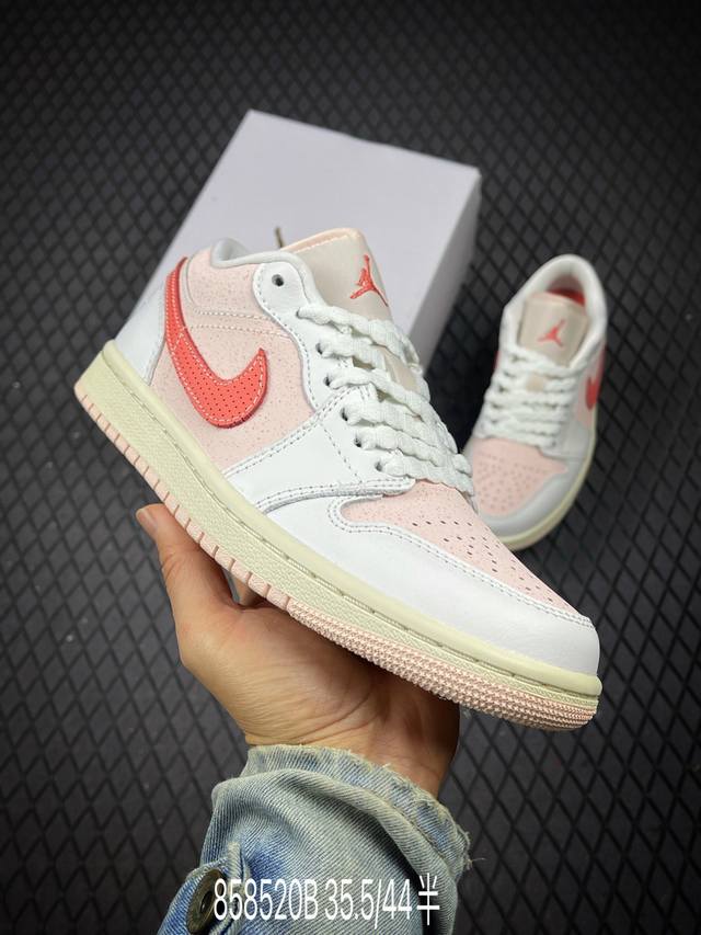 B 公司级Nike Air Jordan 1 Low Aj1乔1低帮休闲板鞋 同步官方配色 市场唯一独家头层皮打造 原鞋原档案开发 原厂皮料 原档冲孔鞋头 正确