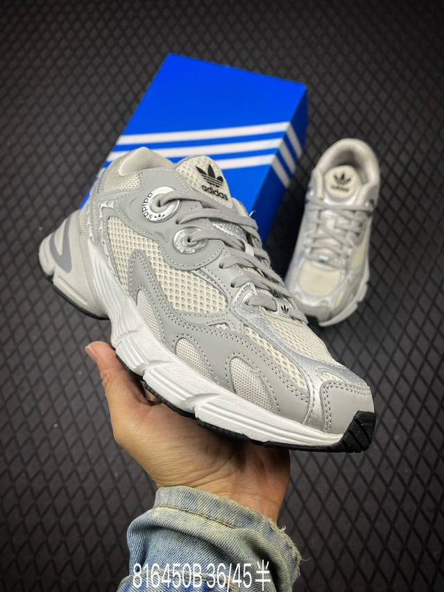 B 阿迪达斯Adidas Originals Astir老爹风复古透气缓震休闲运动慢跑鞋 货号：Gz3569 . 码数：36 36.5 37 38 38.5 3