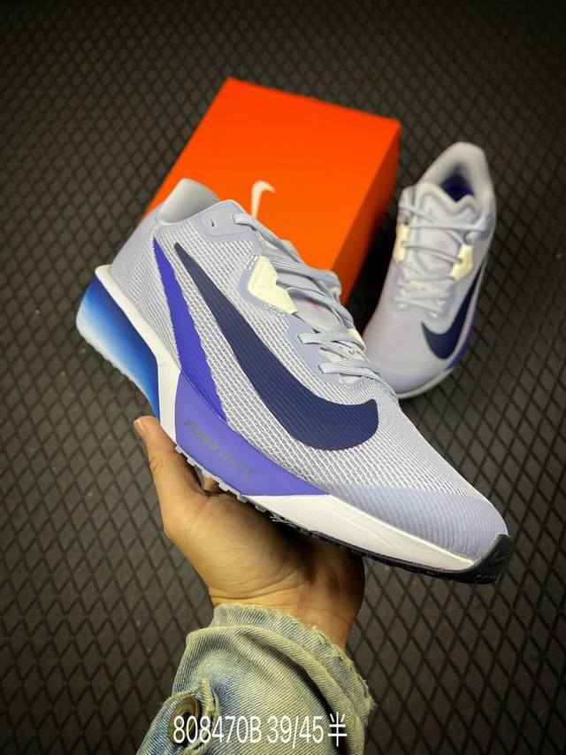 B 公司级耐克Nike Air Zoom Rival Fly 4超弹透气轻量跑步鞋鞋款搭载 Flyknit 材料 出众弹性 易于穿脱 采用React技术 轻盈耐