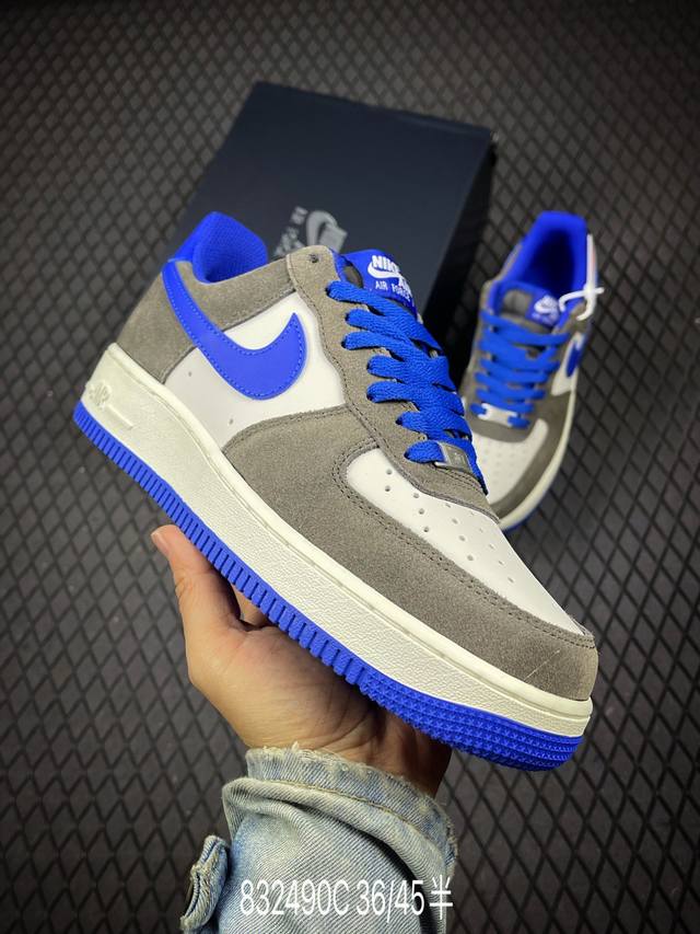 C Nike Air Force 1‘07 Low 空军一号低帮休闲板鞋 #原楦头原纸板 原装鞋盒 内置全掌气垫 原厂鞋底 货号：Fq8714- . 尺码：36