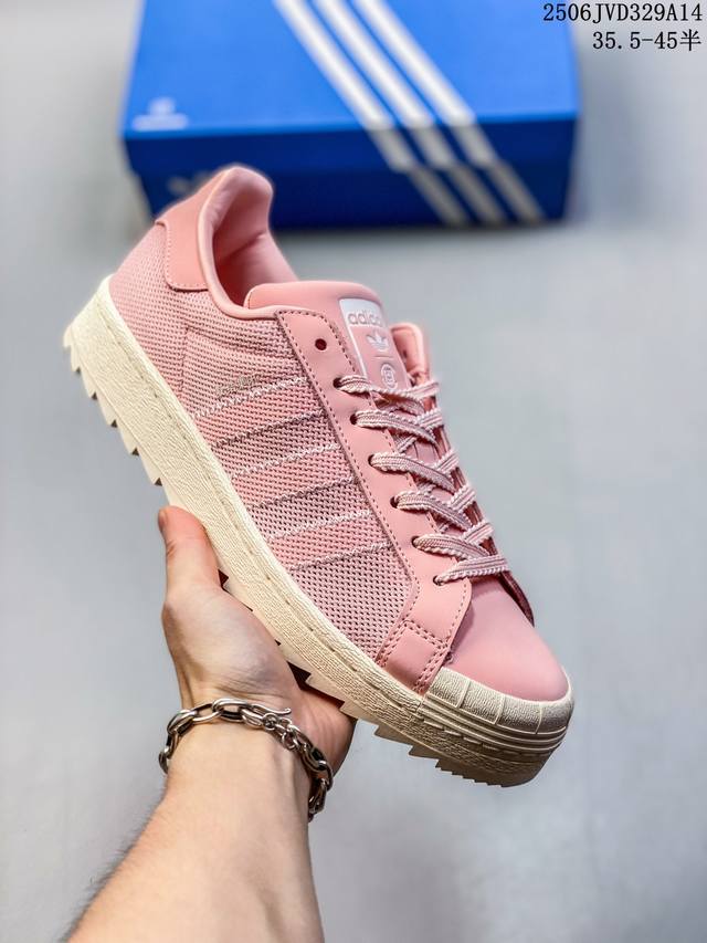 阿迪达斯 Adidas X Clot联名黑呼吸贝壳头板鞋骷颅头陈冠希复古休闲运动鞋 三叶草 Pns Superstar贝壳头系列低帮经典百搭休闲运动板鞋，鞋身整