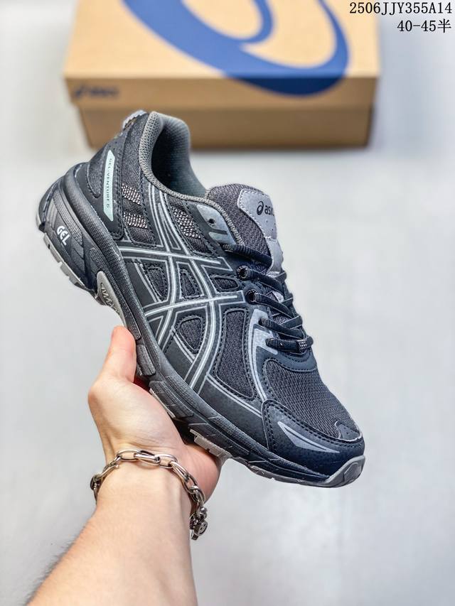 Asics 亚瑟士 Gel-Venture 6 系列城市休闲运动跑步鞋时尚复古男女鞋 老爹鞋 Gel- Venture6跑鞋是越野跑者的多功能选择。专为喜欢户外