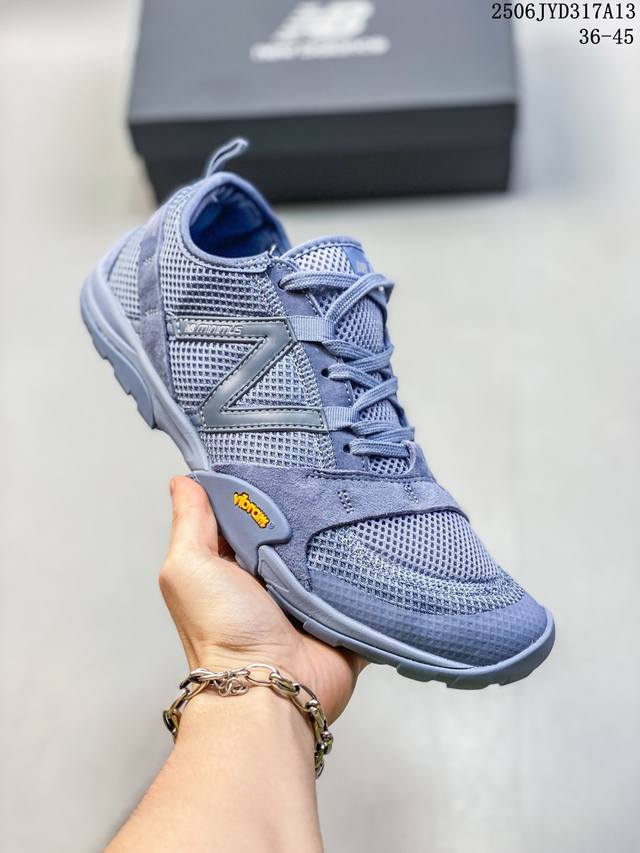 New Balance Mt10 薄底赤足鞋 防滑支撑透气 低帮 休闲越野跑步鞋 男女同款 蓝灰色 06Jyd317A13
