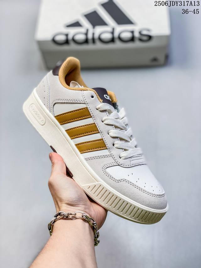 Adidas Neo D-Pad 舒适百搭 防滑耐磨 低帮 板鞋 男女同款 06Jdy317A13