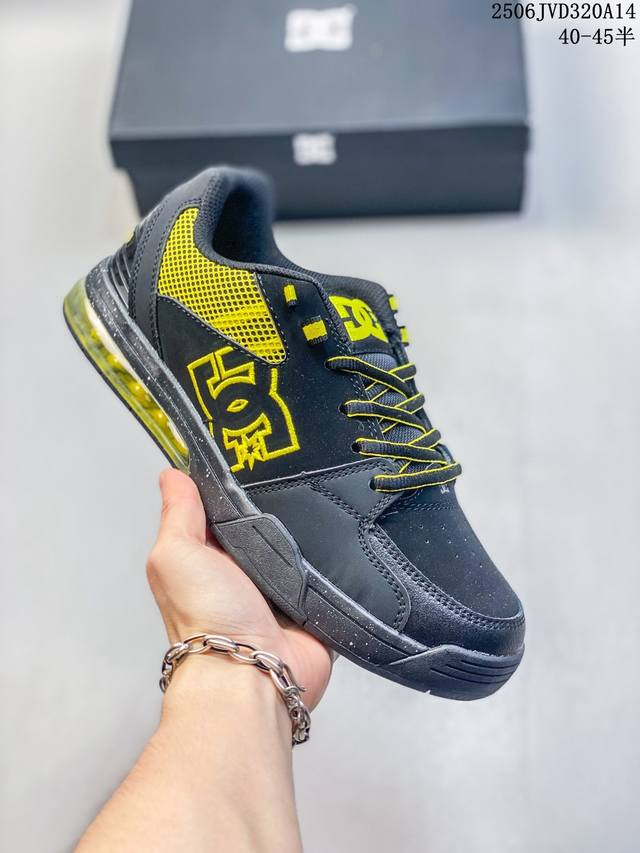 公司级Dc Shoes Versatile 牛皮革 舒适百搭 防滑耐磨 低帮气垫运动休闲鞋 货号:Adys 075 尺码:40 40.5 41 42 42.5