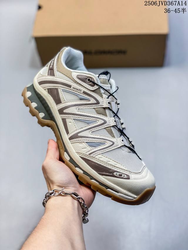 萨洛蒙 Salomon Xt-Quest Adv ”Beige“ 萨洛蒙 探索者系列户外越野跑鞋 410523 36 Vo #鞋面采用Sensifit贴合技术