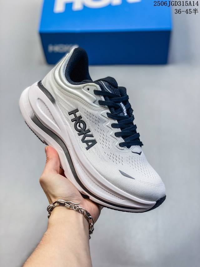 公司级Hoka One One Bondi 9 复古舒适防滑耐磨 低帮 山地户外跑步鞋 尺码：见图 编码：06Jgd315A14