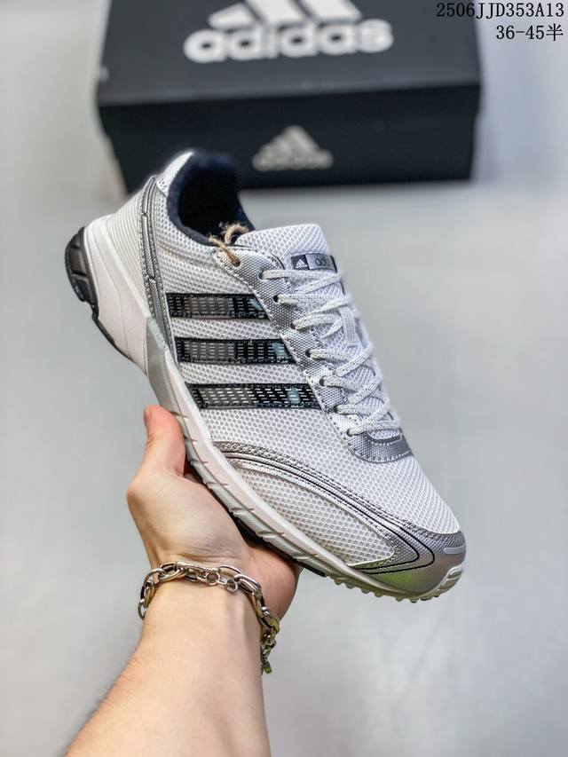 Adidas Wb Adios Neftenga 阿迪达斯 三叶草复古休闲跑步鞋休闲运动鞋 货号：Ji2684 尺码：36 36.5 37 38 38.5 39