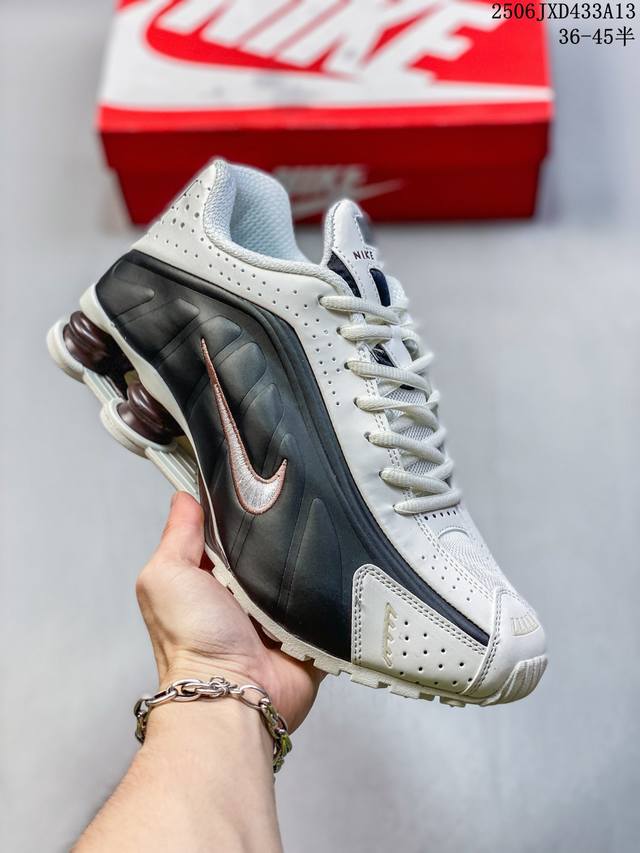 耐克 Nike Shox Ride 2 Sp X Supreme联名款 耐克R4全掌气垫缓震跑步鞋 织物材质 尺码：见图 编码：06Jxd433A13