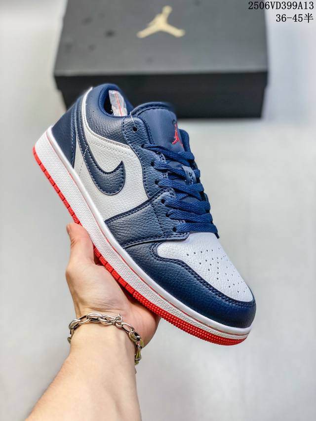耐克Nike Air Jordan 1 Low”Chicago“Aj1乔丹一代低帮经典复古文化休闲运动篮球鞋采用软质牛培皮革鞋面材质#中底注胶孔内置真Sole气