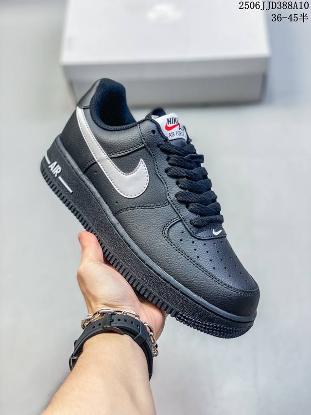 福利套现带半码 Nike Air Force 1 ‘07 Low 空军一号 低帮 运动鞋 休闲鞋 折边针车 工艺难度大 原楦头原纸板 原装鞋盒 定制五金配件 内