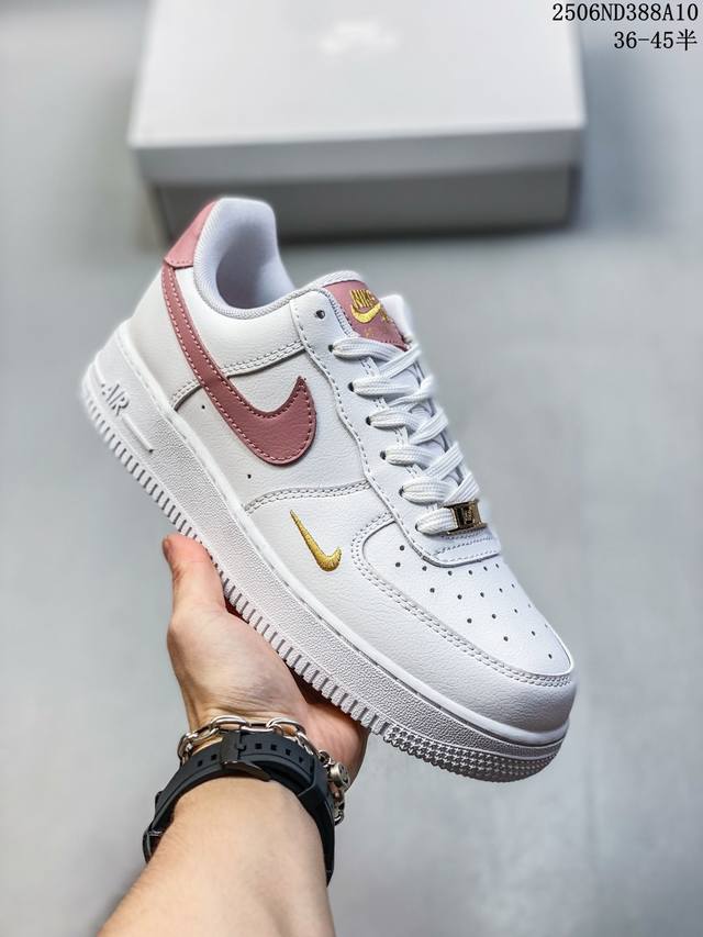 福利套现带半码 Nike Air Force 1 ‘07 Low 空军一号 低帮 运动鞋 休闲鞋 折边针车 工艺难度大 原楦头原纸板 原装鞋盒 定制五金配件 内