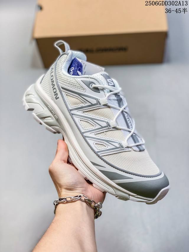 公司级Salomon Xa Pro Xt-6 Expanse萨洛蒙户外越野跑鞋 鞋面采用Sensifit贴合技术 全方位贴合包裹脚型 鞋跟部鞋底牵引设计 提供强