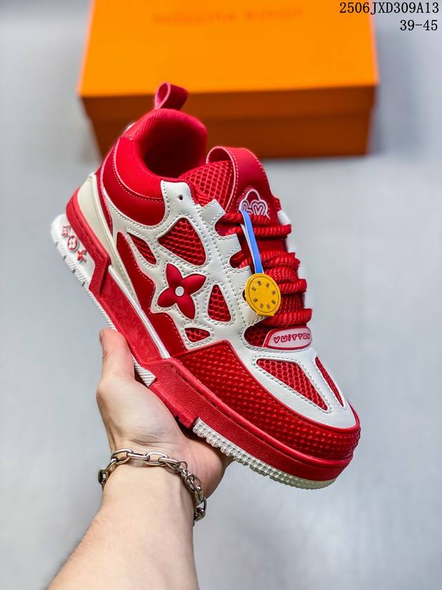 全新Lv路易威登Louis Vuitton Trainer Sneaker Low休闲运动文化百搭板鞋 货号：Dm 9 03517 Size：36-45带半码