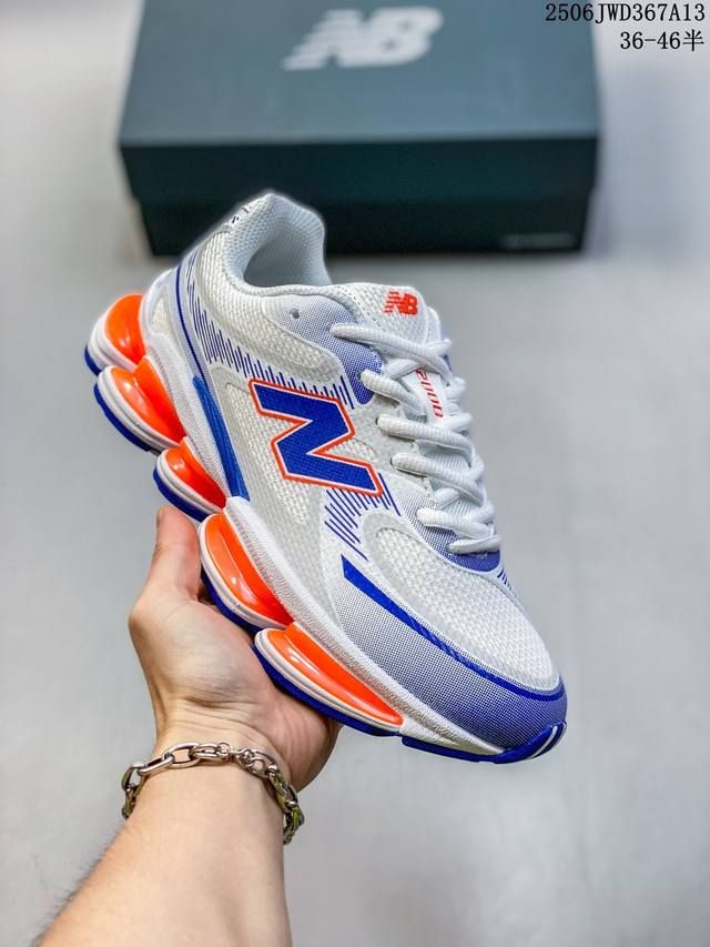 真标带半码 New Balance Nb 0舒适百搭防滑耐磨低帮休闲跑步鞋男女同款蓝色 尺码：见图 编码：06Jwd367A13
