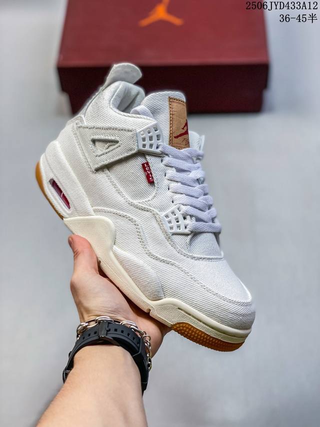 真标耐克Nike Air Jordan 4 Retro 迈克尔 乔丹Aj4代中帮复古休闲运动文化篮球鞋 货号:Dc9533-001 尺码:36 36.5 37.