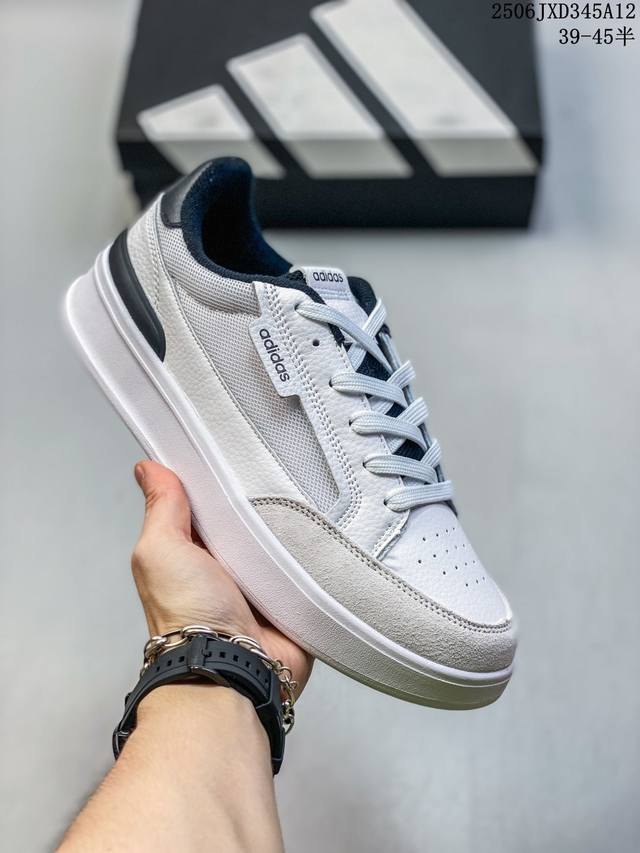 39-45真标半码 Adidas阿迪达斯全粒面缓震中底防滑外底后跟设计休闲运动鞋 06Jxd345A12