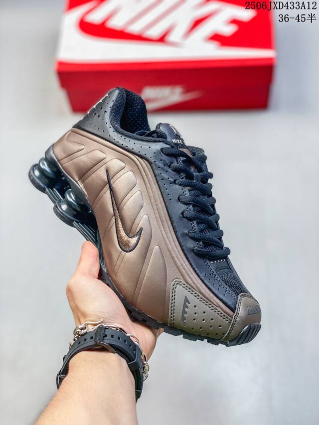 耐克 Nike Shox Ride 2 Sp X Supreme联名款 耐克R4全掌气垫缓震跑步鞋 织物材质 尺码：见图 编码：06Jxd433A12