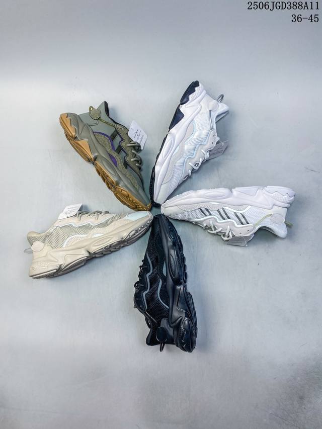 Adidas 阿迪达斯Ozweego男女休闲老爹鞋Ee6464 尺码：见图 编码：06Jgd388A11