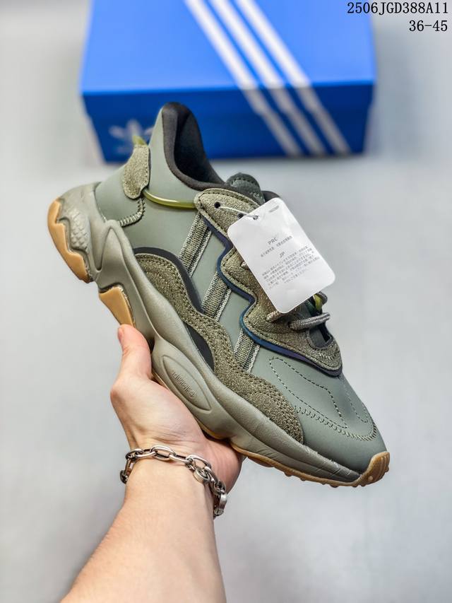 Adidas 阿迪达斯Ozweego男女休闲老爹鞋Ee6464 尺码：见图 编码：06Jgd388A11